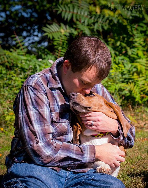 cuddling with dad basset hound best philadelphia pet photography kaplan